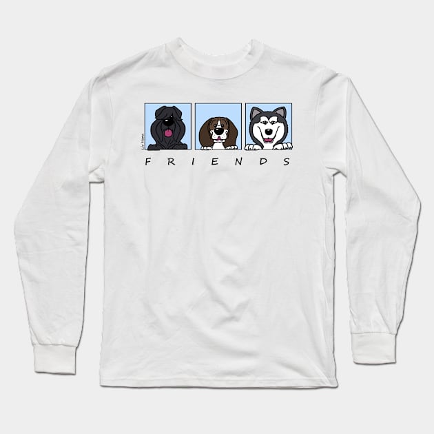 Friends Long Sleeve T-Shirt by LivHana